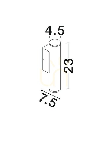 Check TERVONA outdoor wall lamp by Luces Exclusivas LE75238