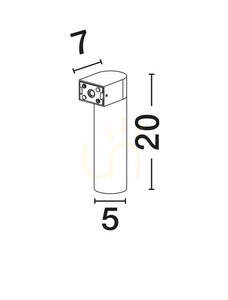 JASTELA Luces Exclusivas outdoor wall lamp LE75245 3 JASTELA Luces Exclusivas outdoor wall lamp LE75245 small 3