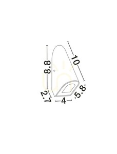 TELVANO outdoor wall lamp by Luces Exclusivas LE75312 3 TELVANO outdoor wall lamp by Luces Exclusivas LE75312 small 3