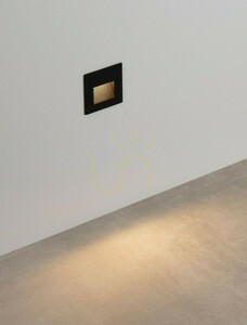 CENDILO Luces Exclusivas LE75319 recessed wall light, black, LED 3 W 3000 K IP65 small 2