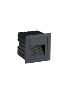 CENDILO Luces Exclusivas LE75319 recessed wall light, black, LED 3 W 3000 K IP65 small 0