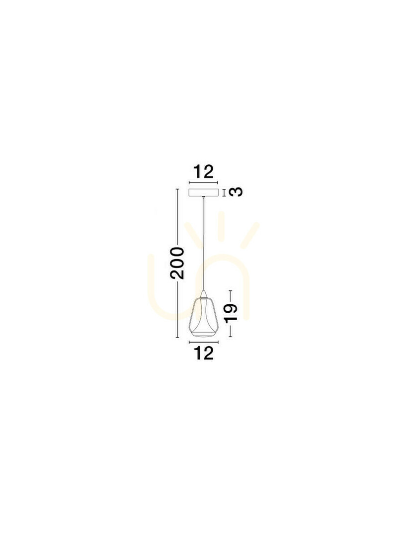 Display RORIZNO Luces Exclusivas Pendant Lamp LE45112 RORIZNO Luces Exclusivas Pendant Lamp LE45112