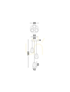 RORIZNO Luces Exclusivas Pendant Lamp LE45113 small 3