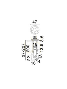 JAREVIA Luces Exclusivas Pendant Lamp LE45127 3 JAREVIA Luces Exclusivas Pendant Lamp LE45127 small 3
