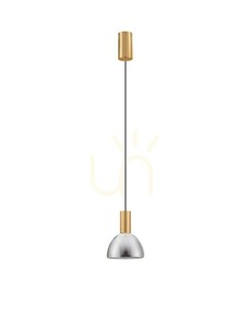 Luces Exclusivas SARDUNO LE45136 Pendant Light Gold-Grey LED 8 W 3000 K 17 cm small 0