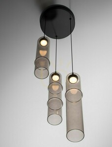 Luces Exclusivas SARTANO LE45163 9 W LED pendant light in mocha small 1