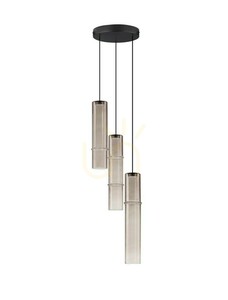 Luces Exclusivas SARTANO LE45163 9 W LED pendant light in mocha small 0