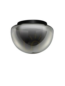 Luces Exclusivas NUNLENA Black Ceiling Light E27 31.5 cm LE45189 small 0
