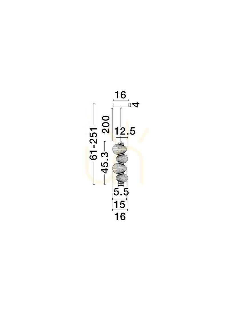 Display TANVERA Luces Exclusivas Pendant Lamp LE45207 TANVERA Luces Exclusivas Pendant Lamp LE45207