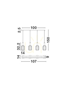 QUERISA Pendant Lamp by Luces Exclusivas LE45217 small 3