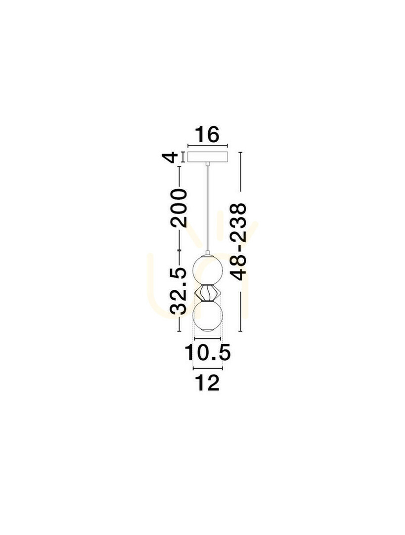 Display MONRETA Luces Exclusivas Pendant Lamp LE45230 MONRETA Luces Exclusivas Pendant Lamp LE45230