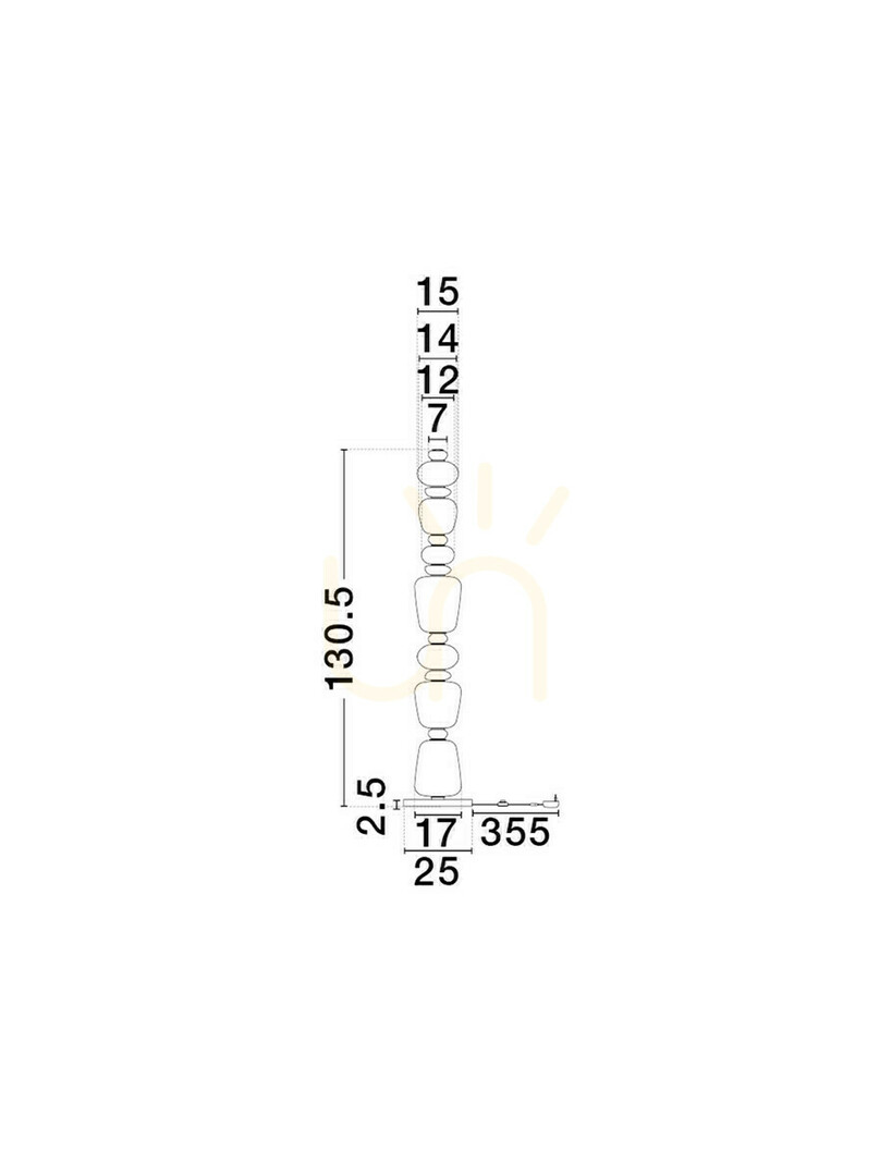 Preview FELANZO Luces Exclusivas Floor Lamp LE45245. FELANZO Luces Exclusivas Floor Lamp LE45245.