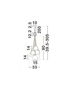 LOREVIO Luces Exclusivas Pendant Lamp LE45260 small 3