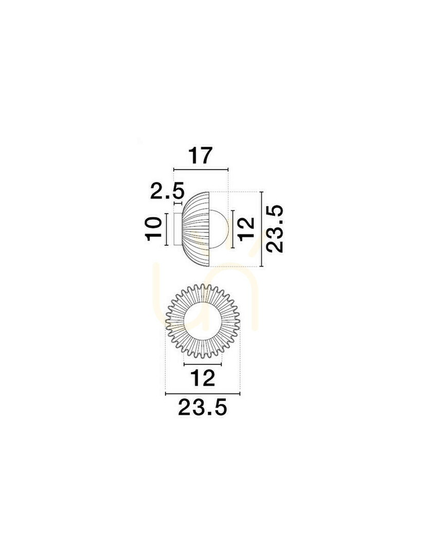 Display ALMENDA wall lamp by Luces Exclusivas LE45270 ALMENDA wall lamp by Luces Exclusivas LE45270