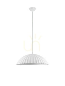 GIRONTO Concrete Pendant Light White 50 cm E27 Luces Exclusivas LE45302 small 0