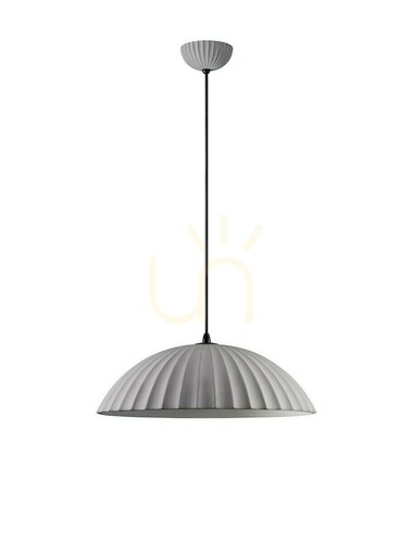 Check GIRONTO concrete pendant lamp 50 cm E27 Luces Exclusivas LE45303