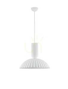 Luces Exclusivas GIRONTO LE45305 white gypsum pendant lamp, 50 cm small 0