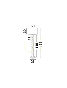 CELVIRO Luces Exclusivas Floor Lamp LE45307 small 3