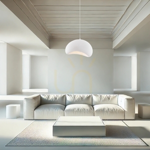 PALINZA pendant lamp, white, 50 cm, E27, Luces Exclusivas LE45317 small 4