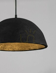 Luces Exclusivas PLONARO LE45346 black pendant lamp 42 cm E27 small 1