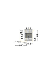 CANDEZA wall lamp by Luces Exclusivas LE45371 small 1