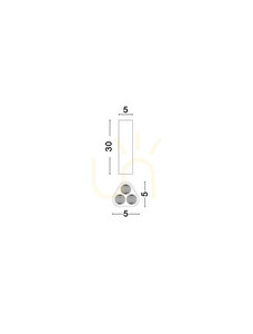 Luces Exclusivas PARENZO LE45526 gold LED ceiling spotlight 6 W 3000 K, 30 cm small 2