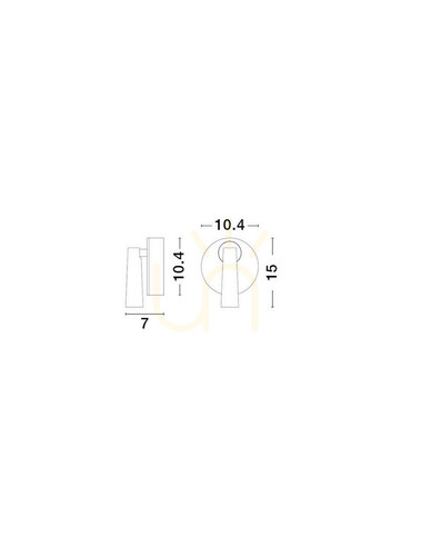 Check LAVONTO wall lamp by Luces Exclusivas LE45529