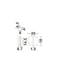 GALURCA Luces Exclusivas wall lamp LE45549 small 4