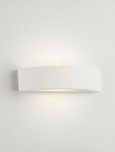 Check Luces Exclusivas VENCARA LE45575 White Plaster Wall Light, 30 cm