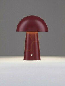 Red LED table lamp CASTORO Luces Exclusivas LE45587 2 W small 1