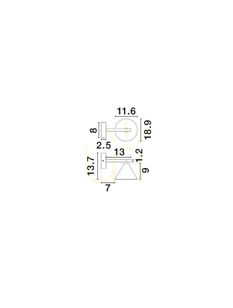 Display SALVADO wall lamp by Luces Exclusivas LE45593 SALVADO wall lamp by Luces Exclusivas LE45593