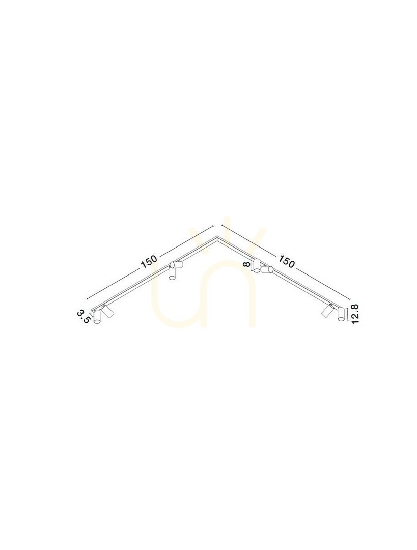 Display CALDEMO Luces Exclusivas Modern Lamp LE45655 CALDEMO Luces Exclusivas Modern Lamp LE45655