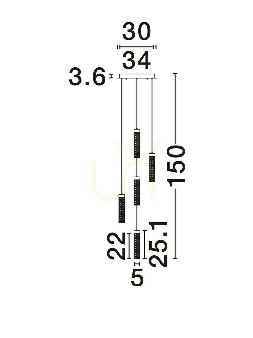 Display ALBAL Luces Exclusivas Pendant Lamp LE45732 ALBAL Luces Exclusivas Pendant Lamp LE45732