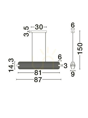 Check ALBERI Luces Exclusivas Pendant Lamp LE45736