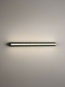 Luces Exclusivas ALFARO LE45779 black LED wall light 17 W 63 cm small 3