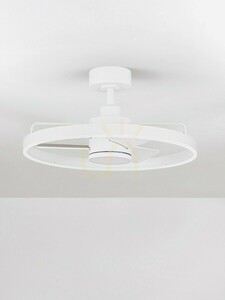 ALGINET white Ø60 cm LED ceiling fan Luces Exclusivas LE45792 small 2