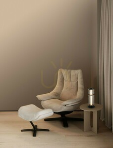 ALQUERI LED table lamp, black with fluted shade, 39 cm, Luces Exclusivas LE45809 small 5