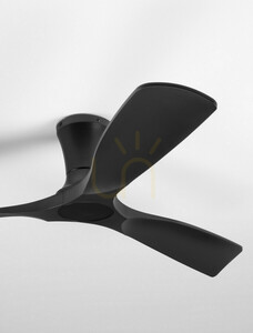 Luces Exclusivas ATARFE LE45887 black ceiling fan LED 35 W 132 cm small 2