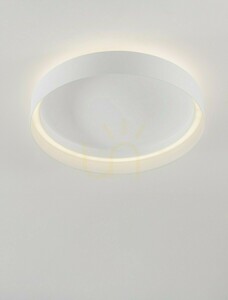 ATECA Luces Exclusivas LE45888 LED ceiling light Ø 45 cm, 49W 2385lm 2700-4000K, TRIAC dimmable, matt white small 3