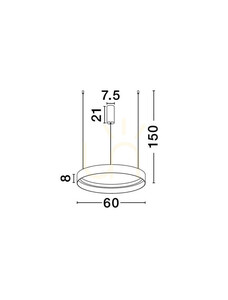 Luces Exclusivas ATECA Pendant Lamp LE45891 small 4