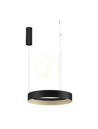 Check Luces Exclusivas ATECA LE45894 Black LED Pendant Light 50 cm