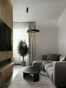 Luces Exclusivas ATECA LE45894 Black LED Pendant Light 50 cm small 6
