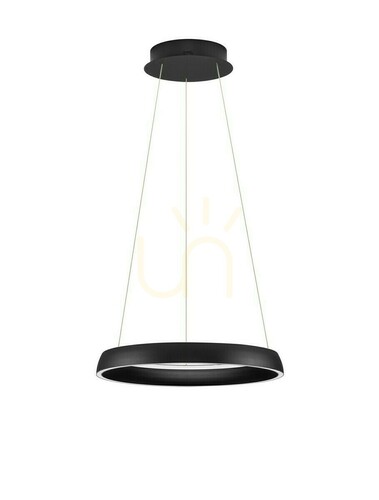Check Luces Exclusivas AYLLON LE45897 black LED pendant light 45 cm