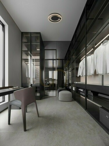Check Luces Exclusivas AZKOIT LE45902 LED flush ceiling light, black, Ø40 cm, 41 W