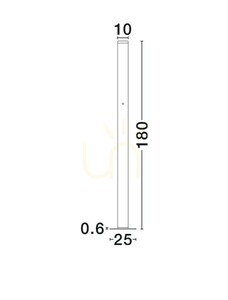 Luces Exclusivas BALAZO Floor Lamp LE45915 Red LED 47 W small 5