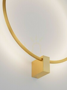 Luces Exclusivas DRASIRA LE46036 gold LED wall light, 50 cm small 4