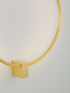 Luces Exclusivas DRASIRA LE46036 gold LED wall light, 50 cm small 5