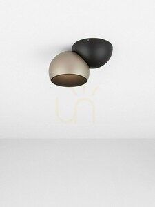 FRONTERA LED ceiling spotlight 11W 826lm 3000K gold-black 10 cm LE46046 Luces Exclusivas small 2