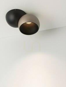 FRONTERA LED ceiling spotlight 11W 826lm 3000K gold-black 10 cm LE46046 Luces Exclusivas small 3