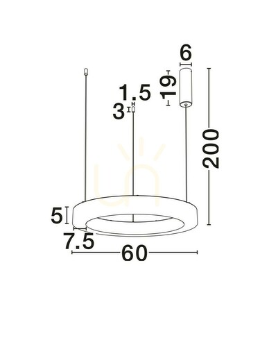 Check LANZAROTE Luces Exclusivas Pendant Lamp LE46087